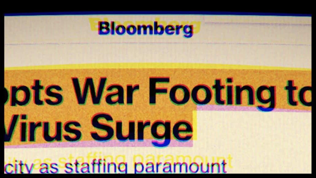 Bloomberg COVID-19 Flatten the curve of violence